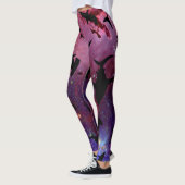 Leggings Baleine de requin-requin ombragé sur galaxie incli (Gauche)