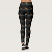 Leggings baleine noire Halloween (Dos)
