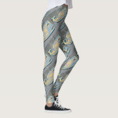 Leggings baleines bleues nageant (Droite)