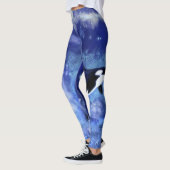 Leggings Baleines tueuses Pleine lune Night Leggels Bleus (Gauche)