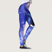Leggings Baleines tueuses sur Pleine lune Blue Night Leggin (Droite)