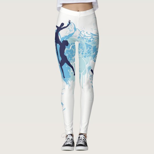 Leggings Ballet Dancers Lift Print (Devant)