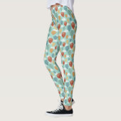 Leggings Ballons à air chaud et nuages blancs à motif (Gauche)