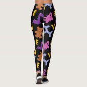 Leggings Ballons d'animaux mignons et lettres d'amour (Dos)