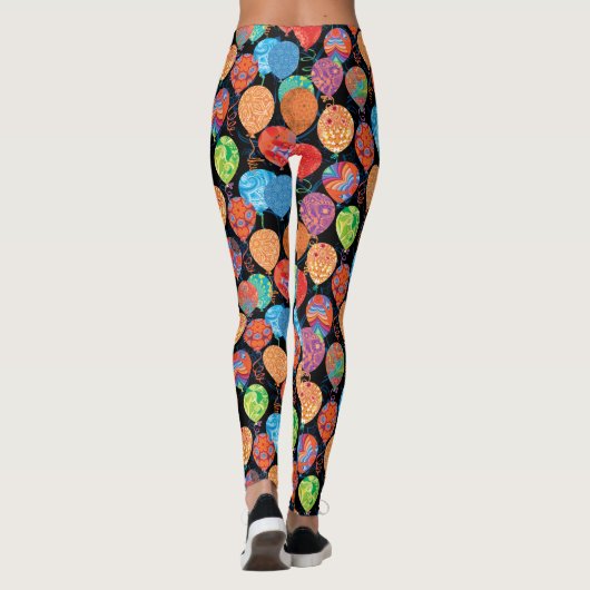 Leggings Ballons de fête d'anniversaire (Dos)