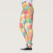 Leggings Ballons de fête de différentes couleurs (Gauche)