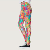 Leggings ballons doux multicolores rouges (Gauche)