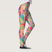 Leggings ballons doux multicolores rouges (Droite)