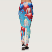 Leggings Ballons et Étoiles (Dos)