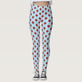 Leggings Ballons rouges simples brillants Motif de fête d'a