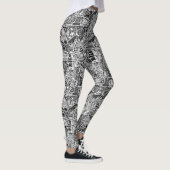 Leggings balnéaire rural noir (Droite)