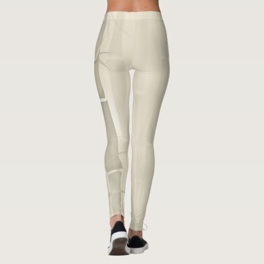 Leggings Bambou, arrière - plan beige (Dos)