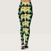 Leggings Banana Bunch Jaune Motif Leging (Dos)