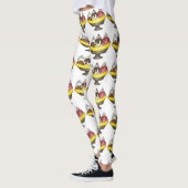 Leggings Banana Split Ice Cream Hot Fudge Sundae Foin (Gauche)