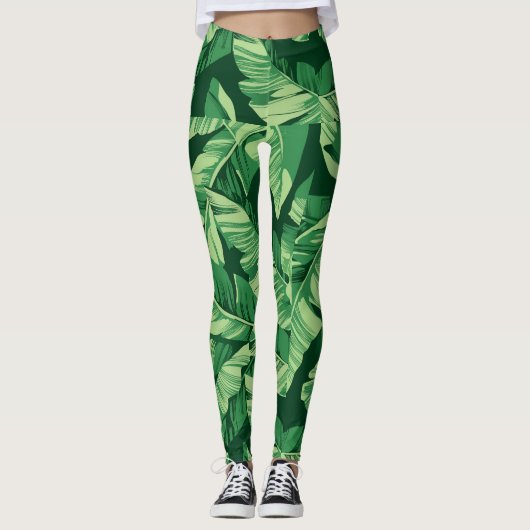 Leggings Banane Feuille 2 (Devant)