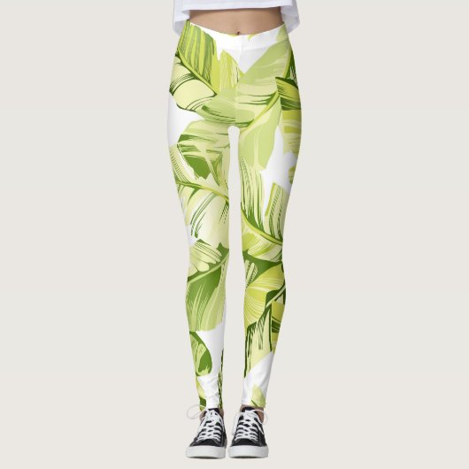 Leggings Banane Feuille 4 (Devant)