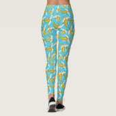 Leggings Banane Tropicale Funky Imprimer Fruit Trendy Motif (Dos)