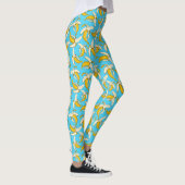 Leggings Banane Tropicale Funky Imprimer Fruit Trendy Motif (Droite)