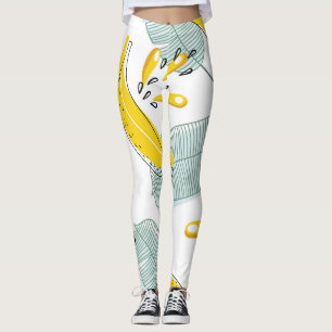 Leggings Bananes juteuses Motif Vintage