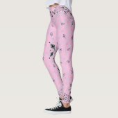 Leggings Bandana rose Paisley de l'Ouest (Gauche)