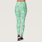 Leggings Bandana Vert (Dos)