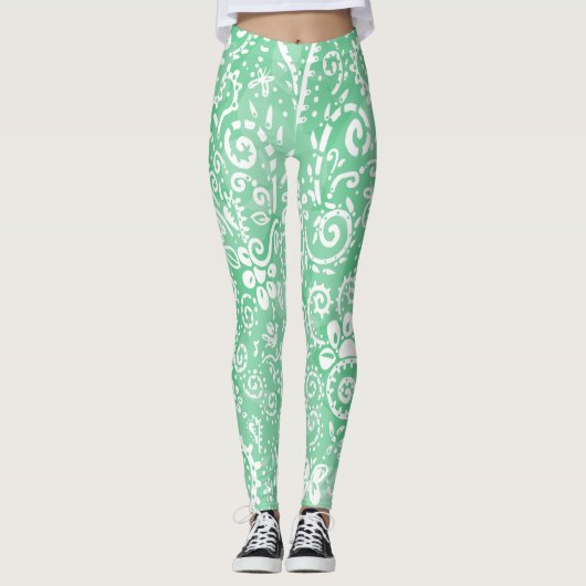 Leggings Bandana Vert (Devant)