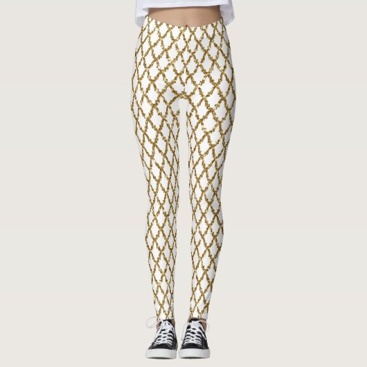 Leggings Bandanes florales bon marché (Devant)
