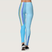 Leggings Bande abstraite (Dos)
