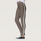Leggings Bande blanche Brown (Gauche)