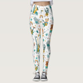 Leggings Bande d'animaux de dessin (Devant)