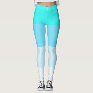Leggings Bande de couleurs mixte personnalisée