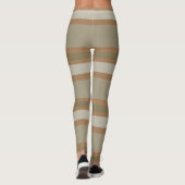 Leggings Bande de type Taupe (Dos)