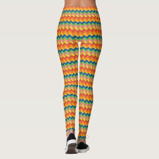 Leggings bande de zigzag (Dos)