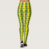 Leggings Bande dessinée de dinosaure de bébé (Dos)