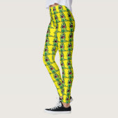 Leggings Bande dessinée de dinosaure de bébé (Gauche)