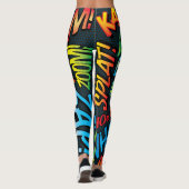 Leggings Bande dessinée Pop Art Sounds (Dos)