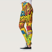 Leggings Bande dessinée Pop Art Sounds (Gauche)