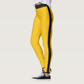 Leggings Bande jaune et noire (Gauche)