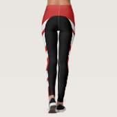 Leggings Bande latérale asymétrique guêtres (Dos)