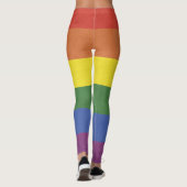 Leggings Bandes arc-en-ciel (Dos)