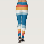 Leggings Bandes arc-en-ciel estivales (Dos)