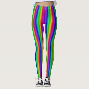 Leggings Bandes arc-en-ciel - Motif
