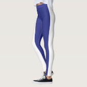 Leggings Bandes bleues et blanches de la marine (Gauche)