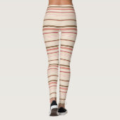 Leggings Bandes brunes pimpantes (Dos)