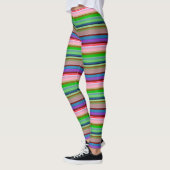 Leggings Bandes chaudes et colorées (Gauche)