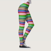 Leggings Bandes chaudes et colorées (Droite)