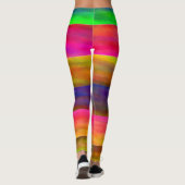 Leggings bandes colorées (Dos)