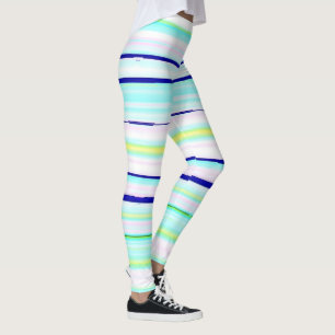 Leggings Bandes colorées abstraites