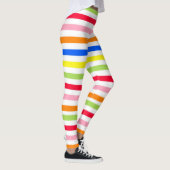 Leggings Bandes de bonbons multicolores (Droite)