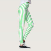 Leggings Bandes de bonbons vert clair (Droite)